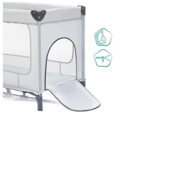 Lit parapluie Capri - gris clair