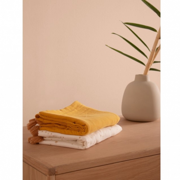 Couverture d'été Treasure Gold stella white