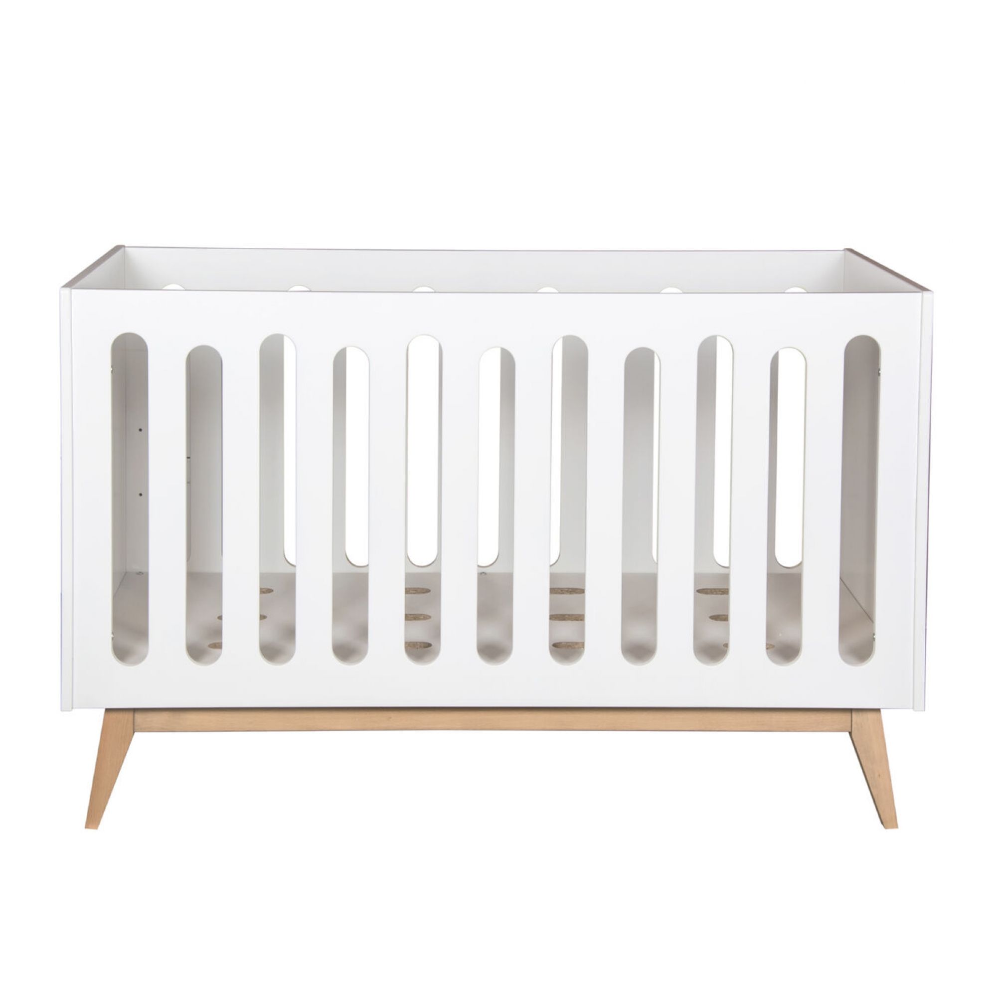 Quax Lit Bebe 70x140 Cm Evolutif En Canape Trendy White Made In Bebe