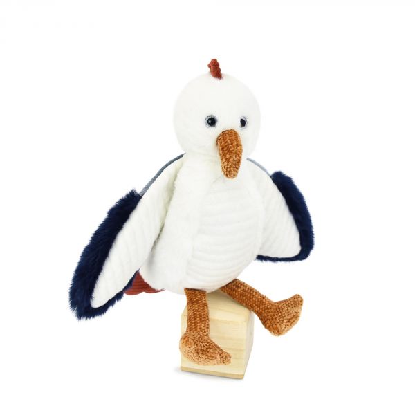 Peluche Trésors marins Mouette 23 cm