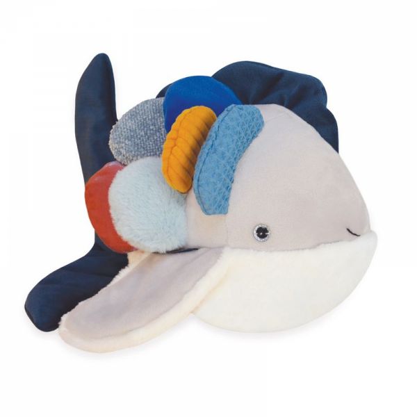 Peluche Trésors marins Poisson arc-en-ciel 30 cm