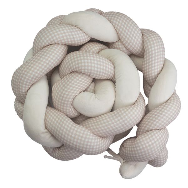 Tour de lit / parc tressé - Vichy