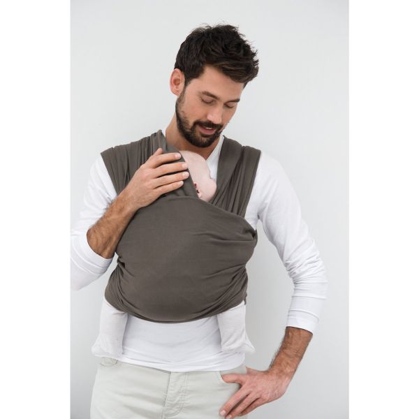 Écharpe de portage - Tricot-Slen Bio - Moon mist grey