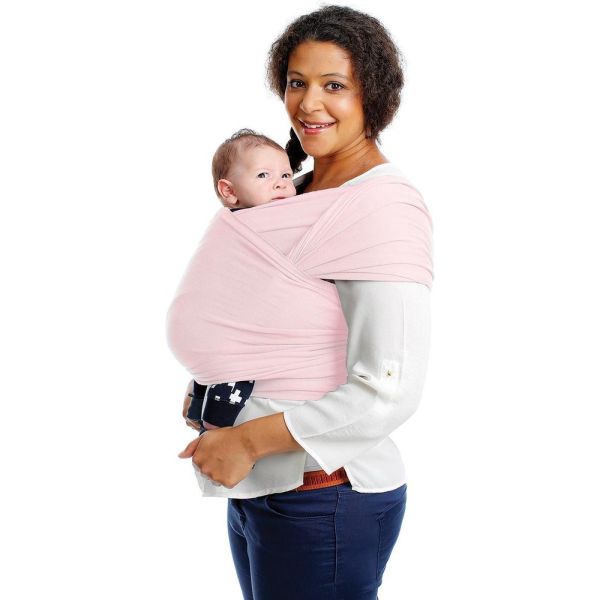 Écharpe de portage - Tricot-Slen Bio - Soft pink