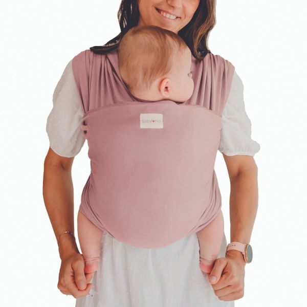 Écharpe de portage - Tricot-Slen Bio - Soft pink