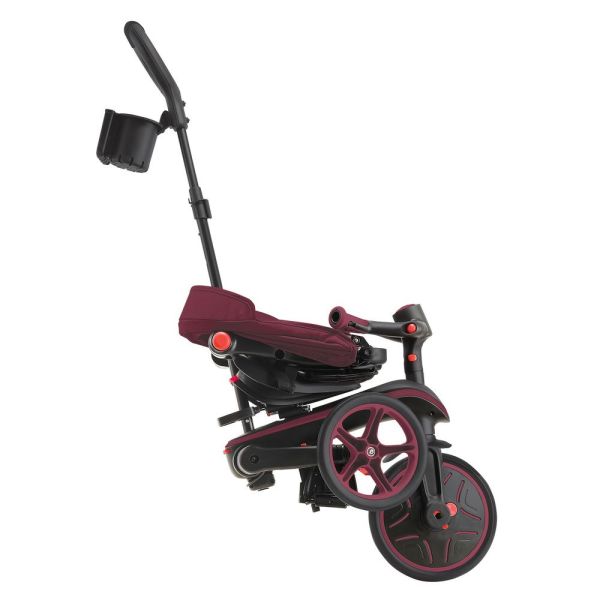 Tricycle explorer 4 en 1 évolutif et pliable Bordeaux