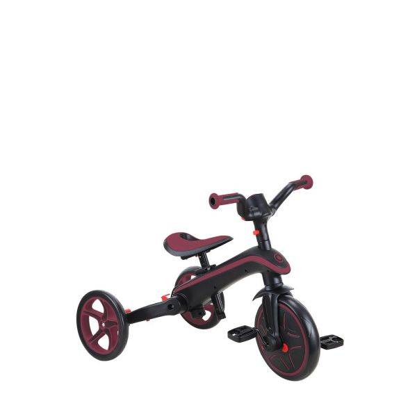 Tricycle explorer 4 en 1 évolutif et pliable Bordeaux