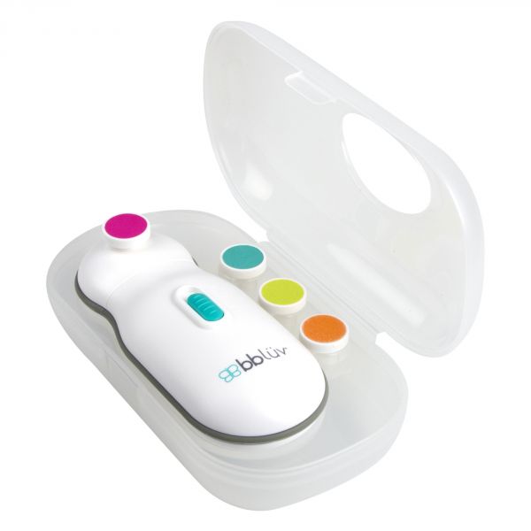 NUBY Set manucure coupe-ongles pour bébé, ciseaux en acier inoxydable et  limes à ongles Réf