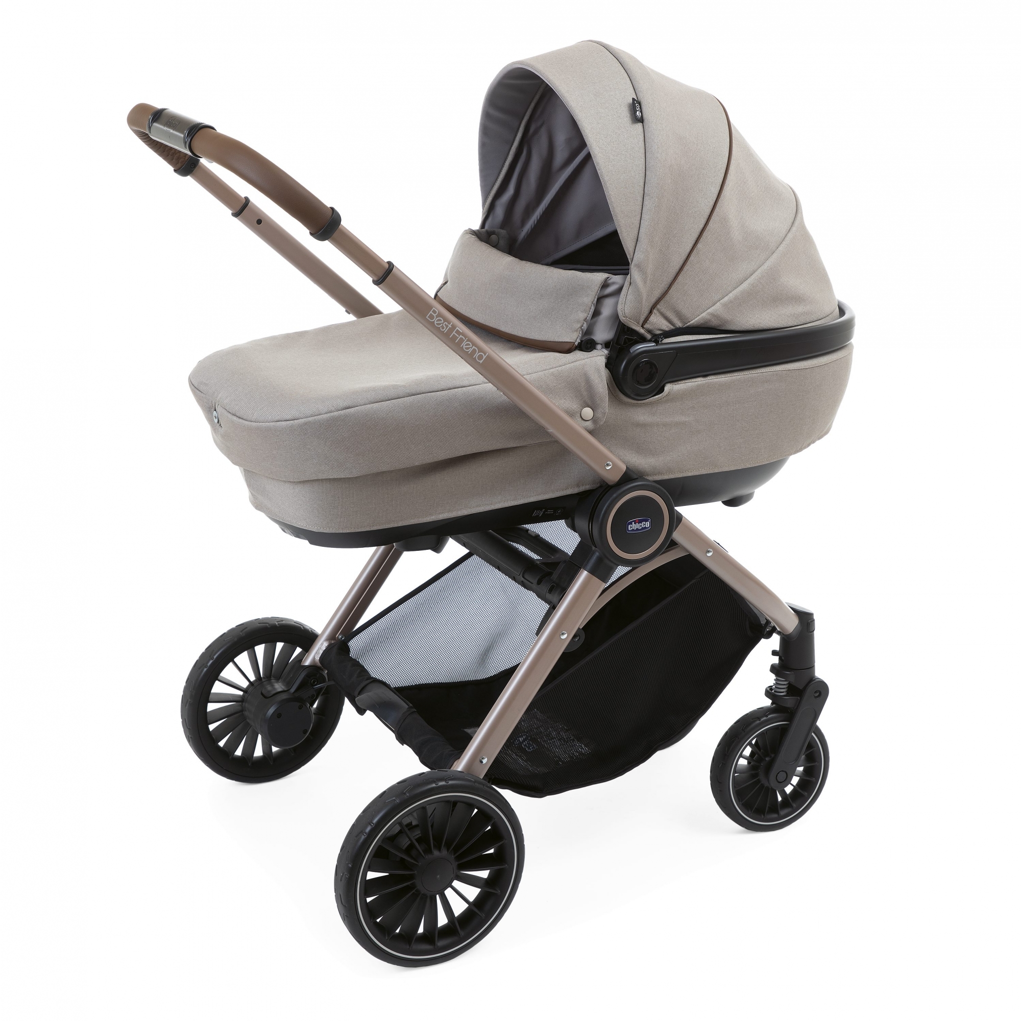 poussette chicco trio best friend comfort