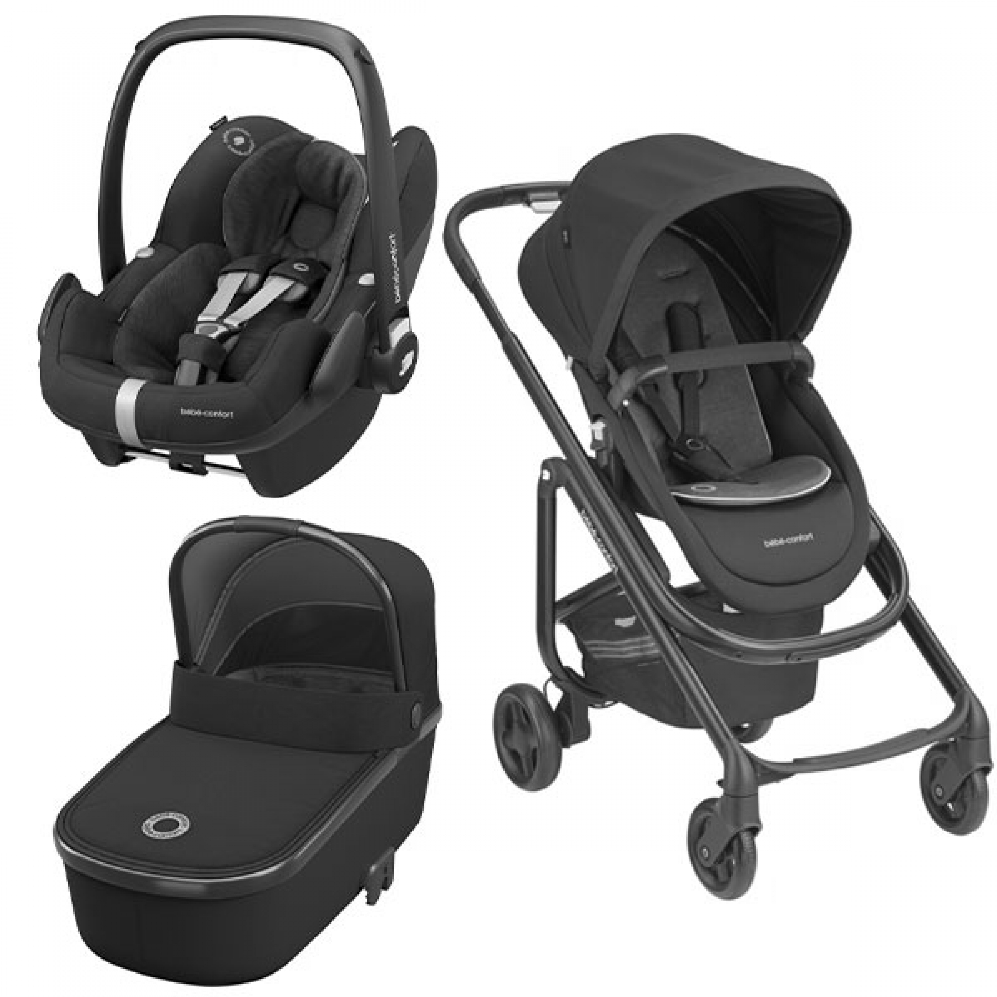 Bebe Confort Pack Poussette Trio Lila Sp Oria Pebble Pro Essential Black Made In Bebe