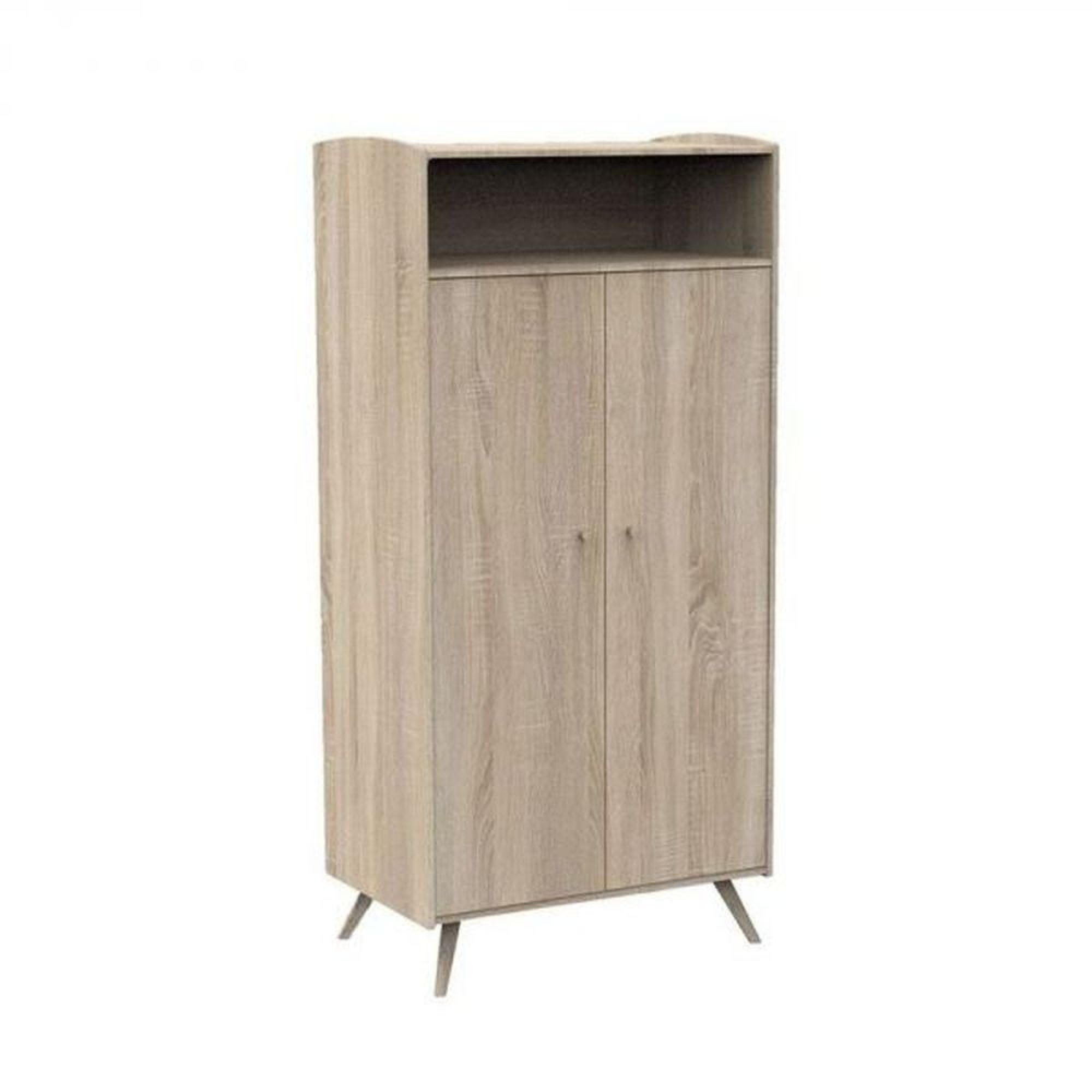 Chambre bébé complète Ayden : lit 70x140, commode, armoire