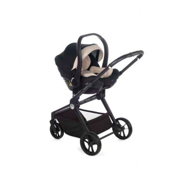 Poussette trio Stratos avec nacelle Stratos et coque travel carrier Be Rock