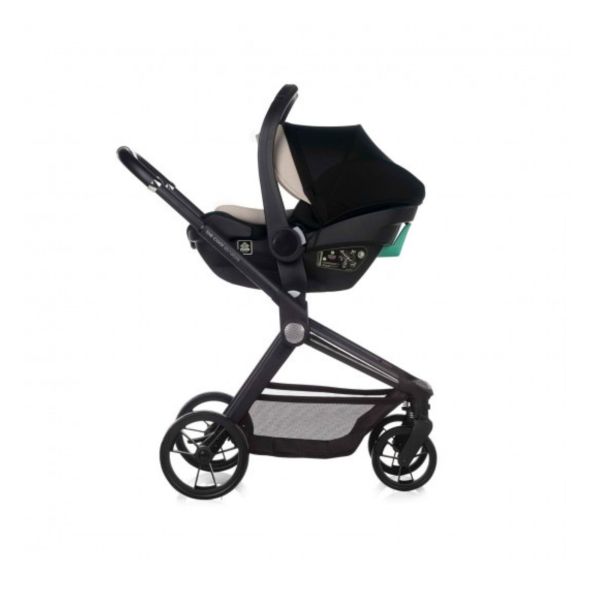 Poussette trio Stratos avec nacelle Stratos et coque travel carrier Be Rock