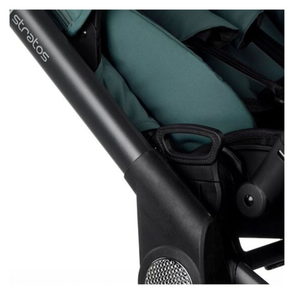 Poussette trio Stratos avec nacelle Stratos et coque travel carrier Be Teal