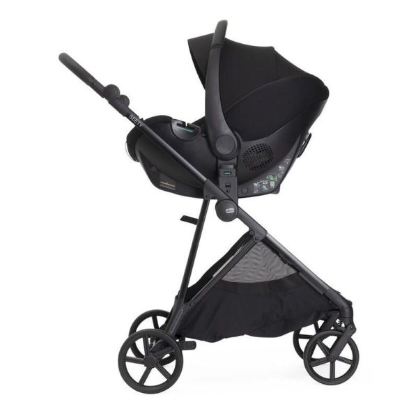 Poussette Trio Seety2 + Siège Auto Kory + Nacelle Seety Ebony