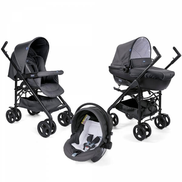poussette trio chicco verte