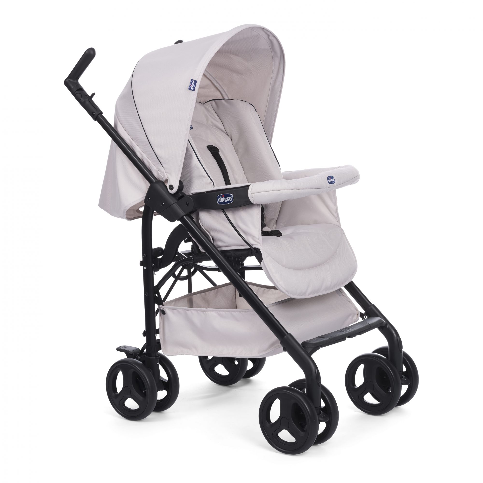 Trio Sprint Black Poussette Nacelle Siege Auto Sandshell Made In Bebe