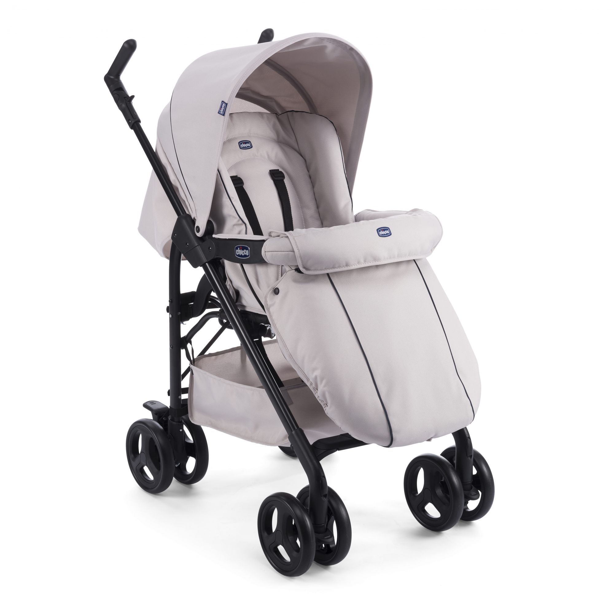 Trio Sprint Black Poussette Nacelle Siege Auto Sandshell Made In Bebe