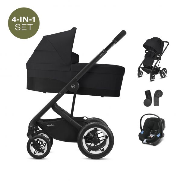Poussette Trio Talos S lux 3 in 1 Deep Black