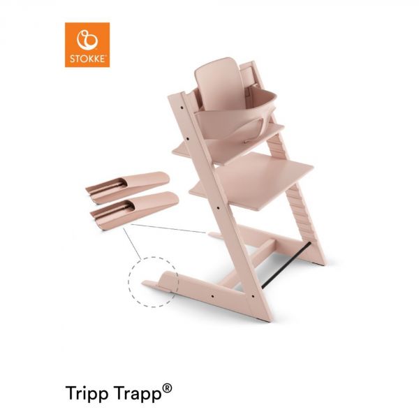 Kit Baby Set pour Tripp Trapp Rose poudré