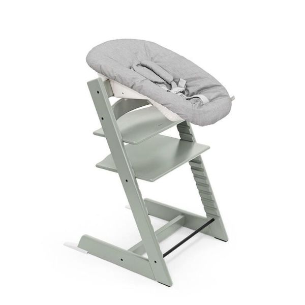 Pack Chaise haute Tripp Trapp avec son Newborn set et son Baby Set Glacier Green