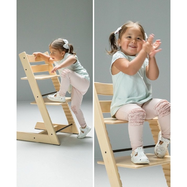 Chaise haute Tripp Trapp Chêne gris pâle