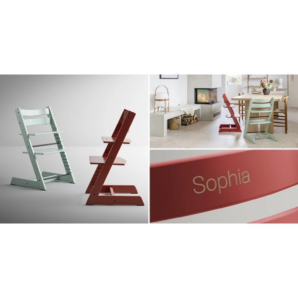 Chaise haute Tripp Trapp Chêne gris pâle