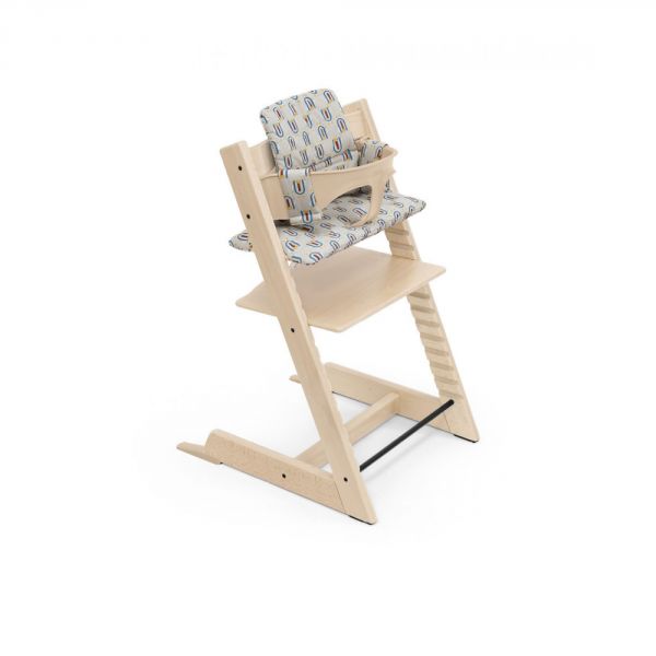 Coussin chaise haute Tripp Trapp coton bio Grey Robot