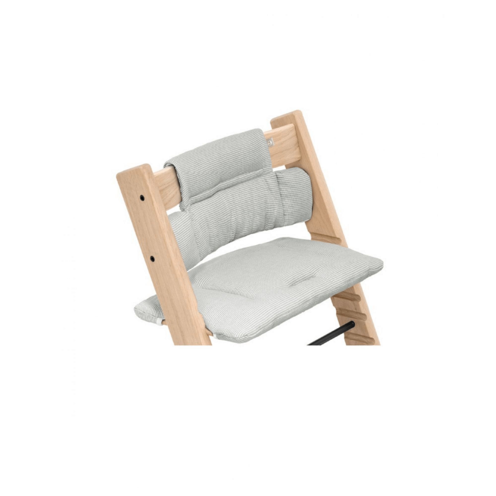 Coussin chaise haute Tripp Trapp coton bio Nordic Grey - Made in Bébé