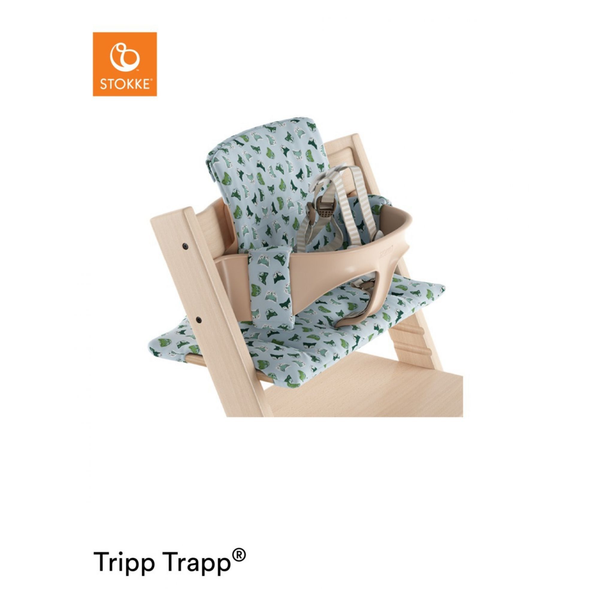 Stokke Coussin Chaise Haute Tripp Trapp Coton Bio Blue Fox Made In Bebe Stokke Coussin Chaise Haute Tripp Trapp Coton Bio Blue Fox Made In Bebe