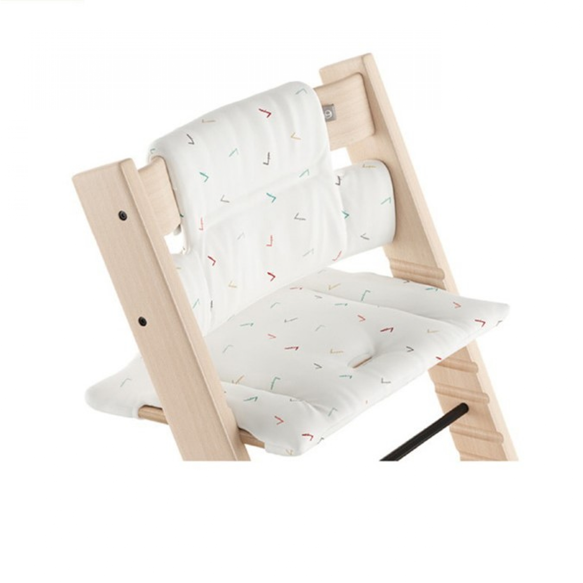 Stokke Coussin Chaise Haute Tripp Trapp Coton Bio Icon Multicolor Made In Bebe
