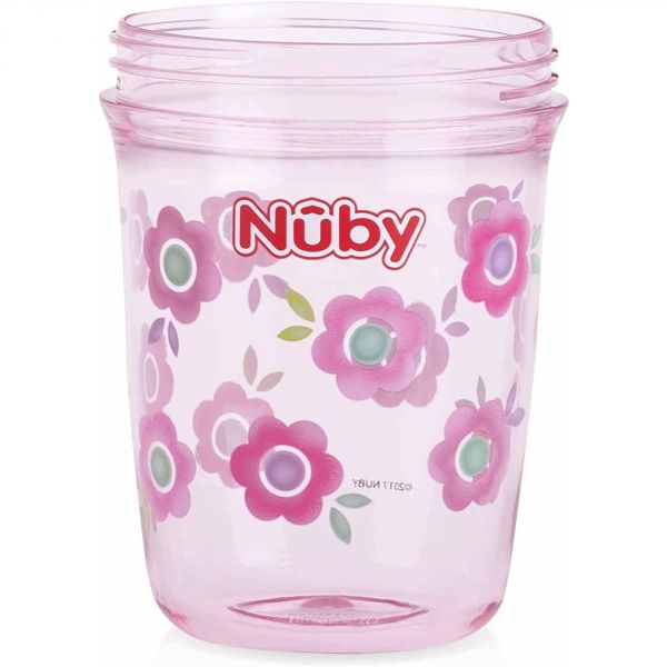 Tasse d'apprentissage 360° avec anses 240ml Rose