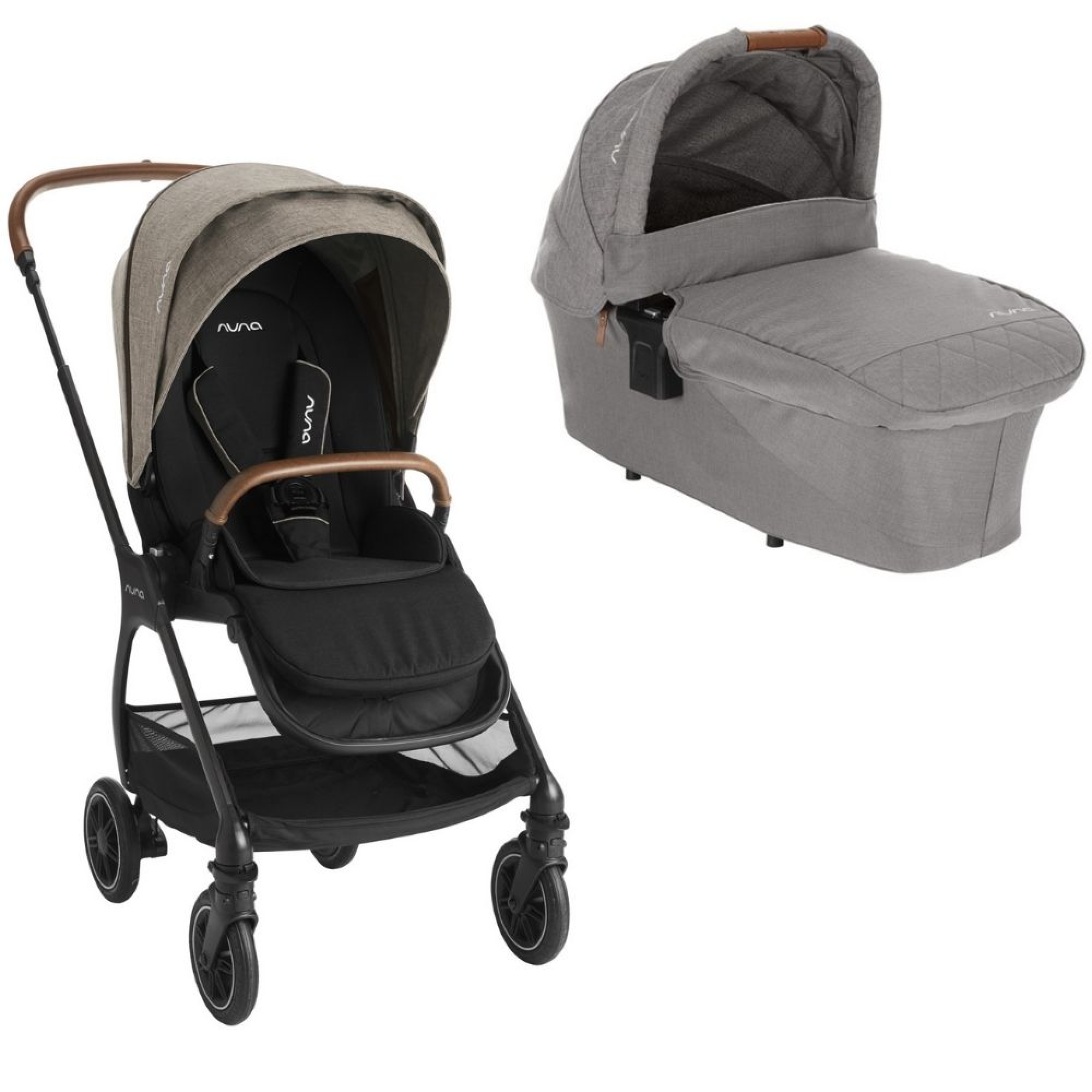 Nuna Pack poussette et nacelle Triv Chestnut Made In Bébé