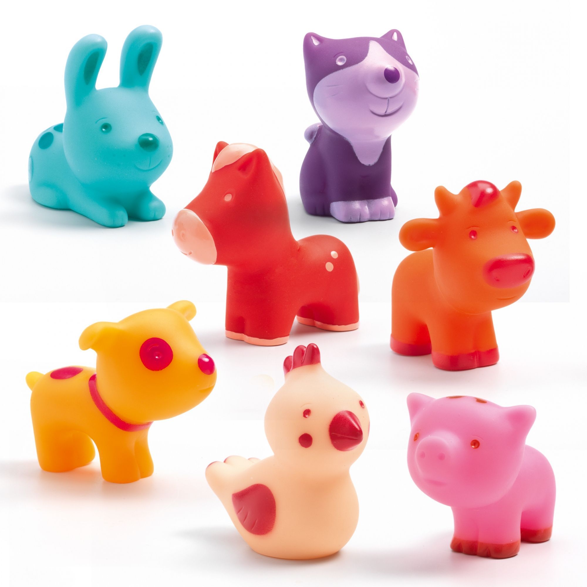 Toyzey Animaux de la Ferme Jouet Enfant 1 2 3 Ans,Jouets éveil Montessori  Jeux Educatif 1-3 Ans Figurines danimaux Jouet Beb