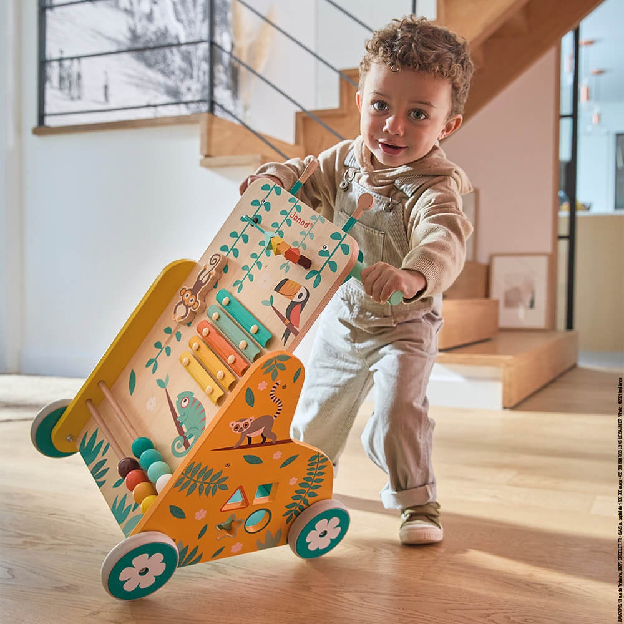 Chariot de marche multi-activités Galopins - Produits bébés