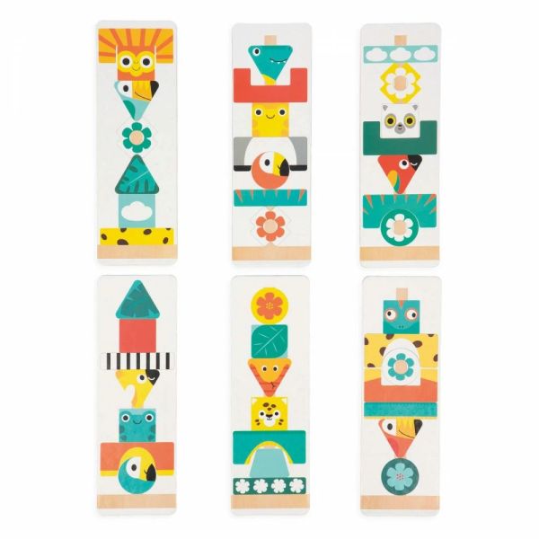 Jeu d'éveil à empiler Totem Tropik