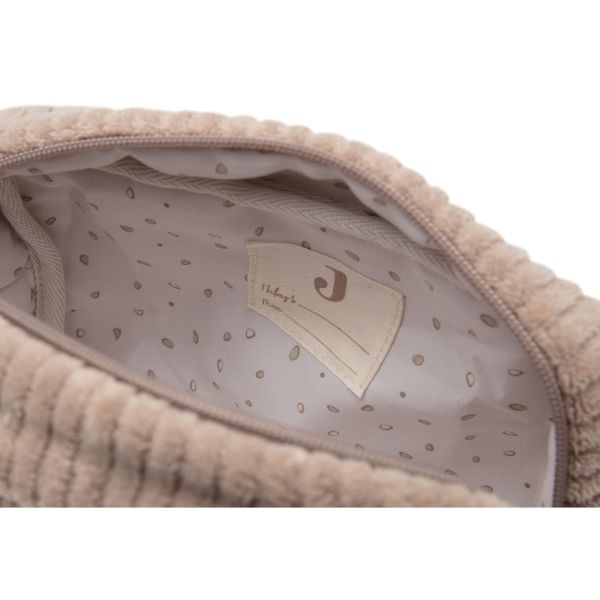 Trousse de toilette bébé Cloudy Rib Milky Coffee