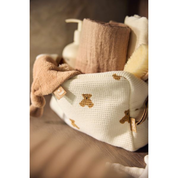 Trousse de toilette bébé Little Waffle Mini Teddy Bear