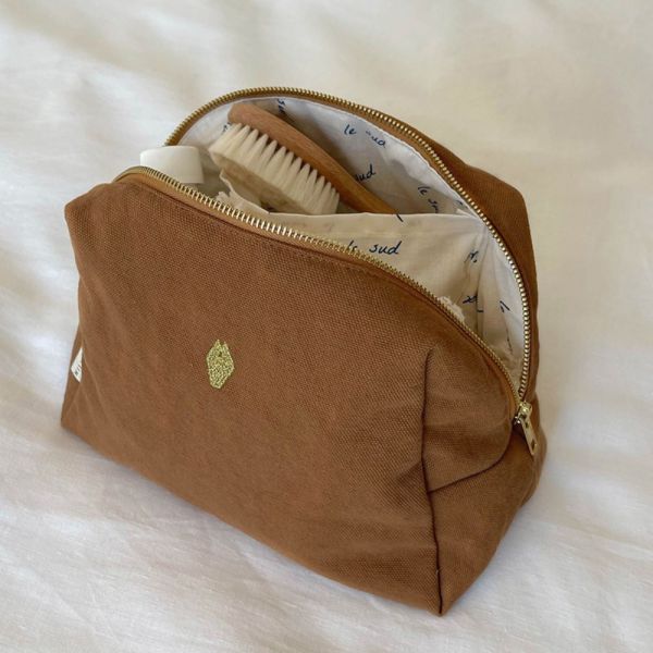 Trousse de toilette Jade Camel