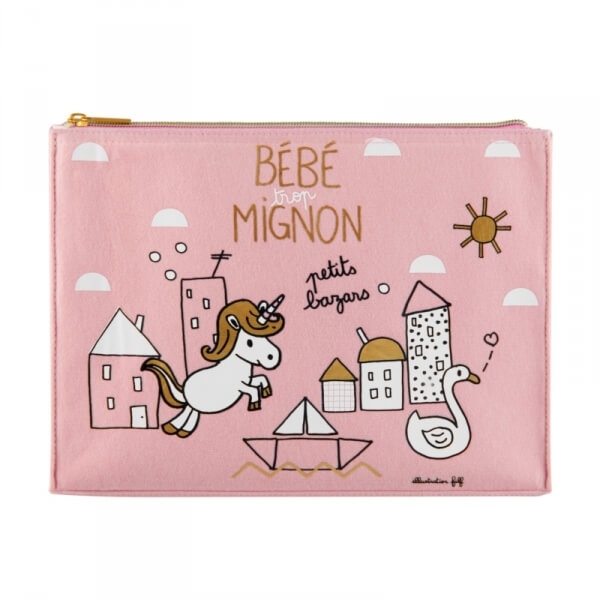 Trousse de toilette rose CELIA Trop mignon