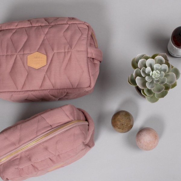 Trousse de toilette Rose foncé