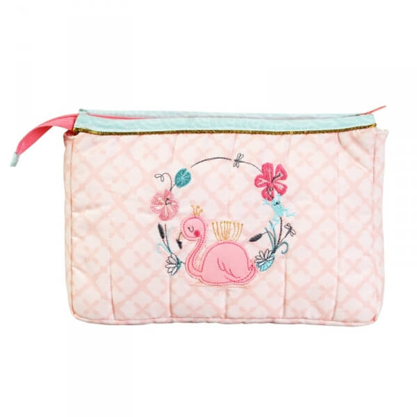 Trousse de toilette Flamant rose