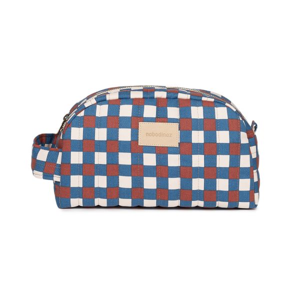 Trousse de toilette imperméable Hyde Park Blue Red Mosaic