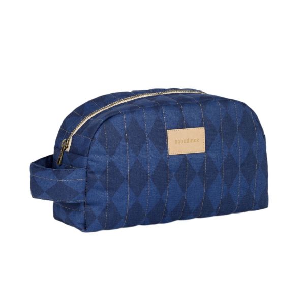 Trousse de toilette imperméable Hyde Park Denim Blue Diamonds