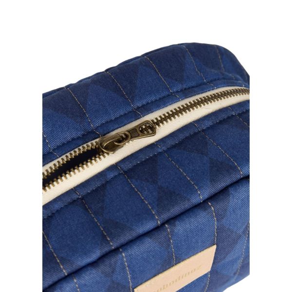 Trousse de toilette imperméable Hyde Park Denim Blue Diamonds