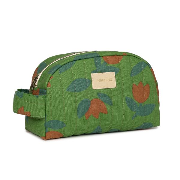 Trousse de toilette imperméable Hyde Park Green Tulips