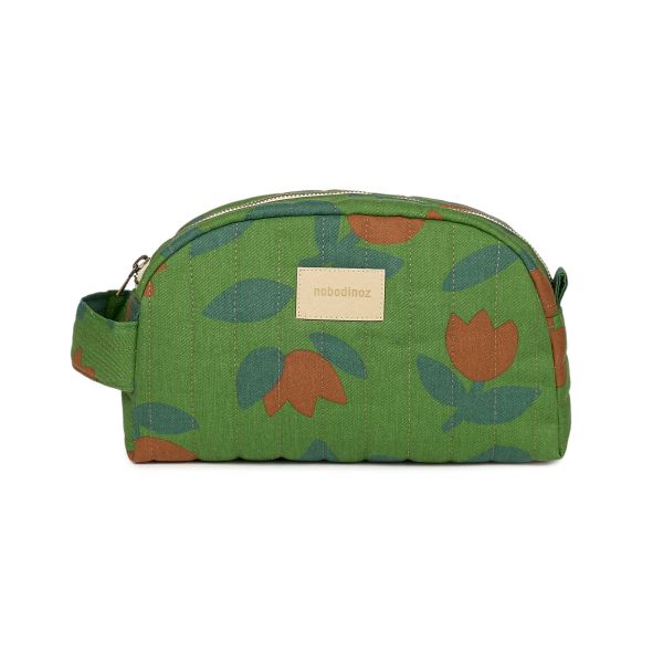 Trousse de toilette imperméable Hyde Park Green Tulips