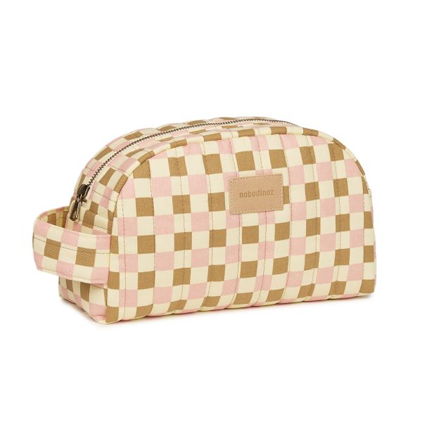 Trousse de toilette imperméable Hyde Park Yellow Pink Mosaic