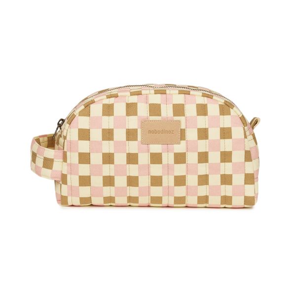 Trousse de toilette imperméable Hyde Park Yellow Pink Mosaic
