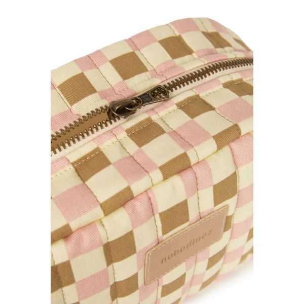 Trousse de toilette imperméable Hyde Park Yellow Pink Mosaic